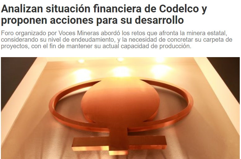 MINERIA CHILENA CODELCO
