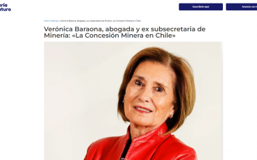Verónica Baraona, abogada y ex subsecretaria de Minería: «La Concesión Minera en Chile»