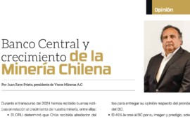 Banco Central y crecimiento de la Minería Chilena